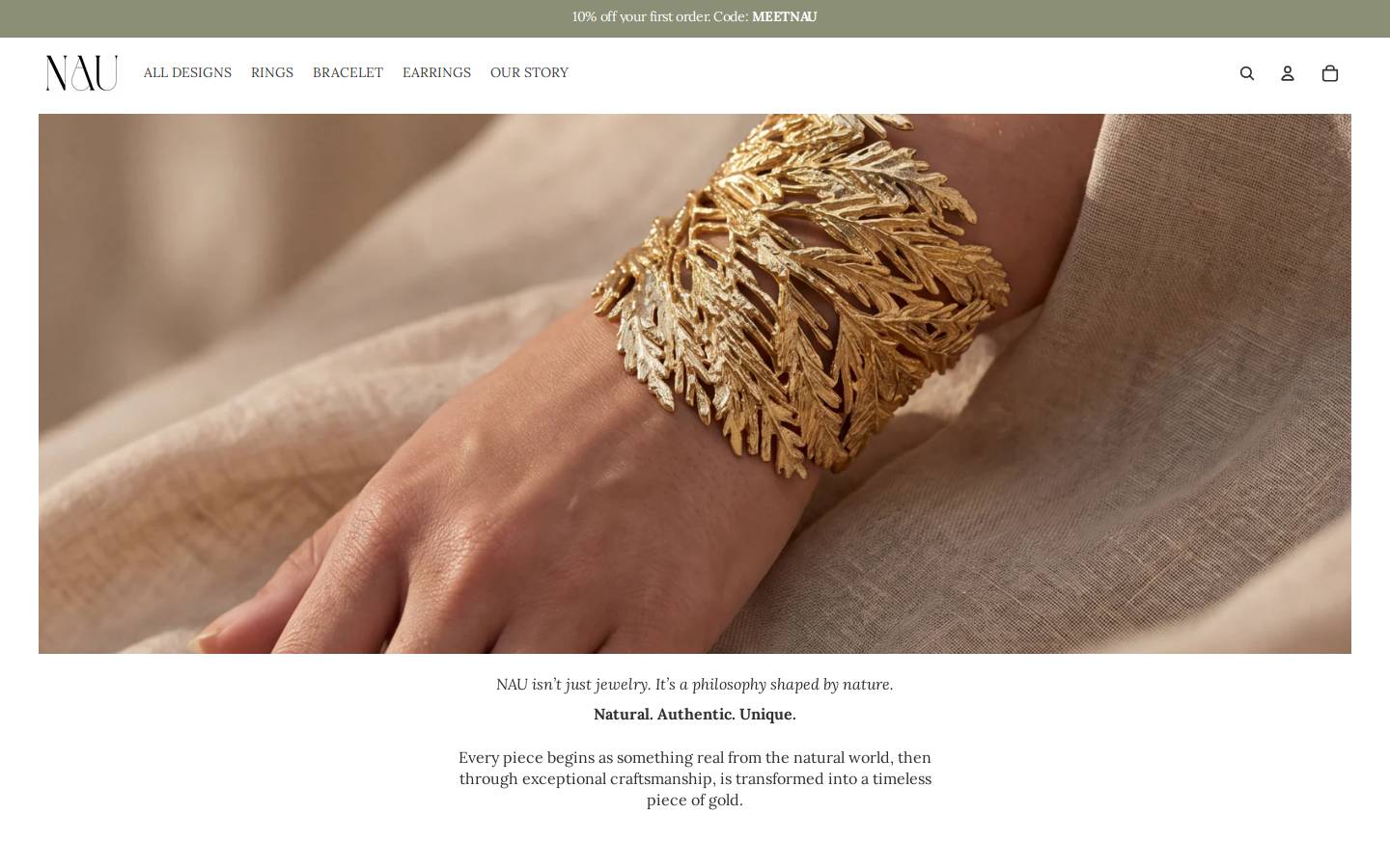 naubrand.com homepage screenshot
