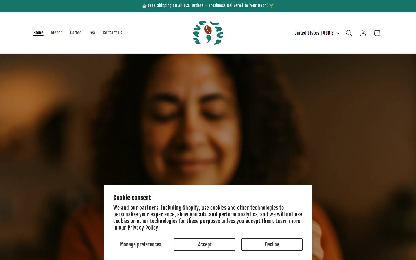 navajava.com homepage screenshot