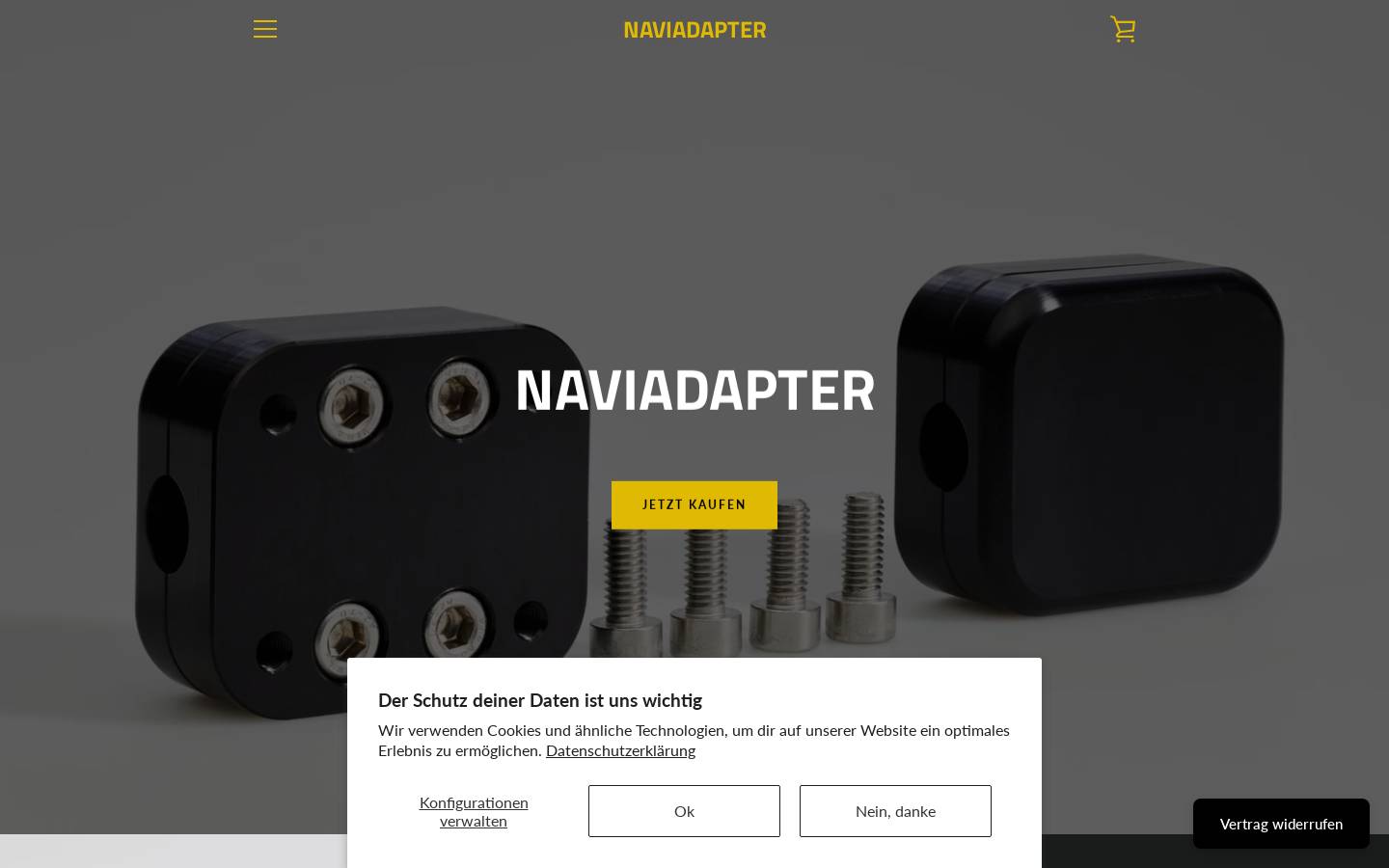 naviadapter.de homepage screenshot