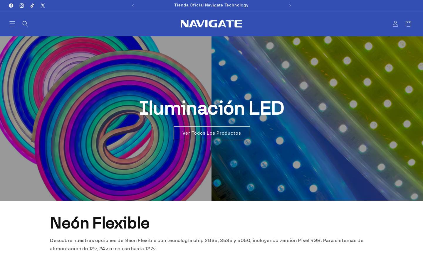 navigate.com.mx homepage screenshot