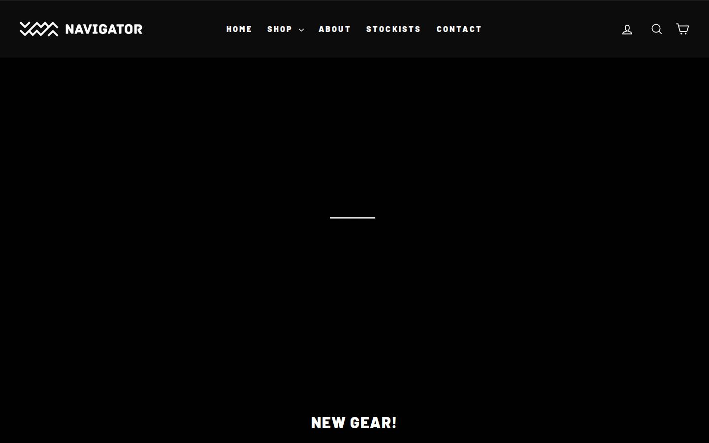 navigatorgear.net.au homepage screenshot