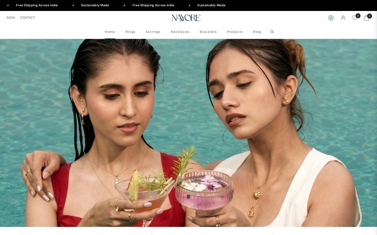 nayore.in homepage screenshot