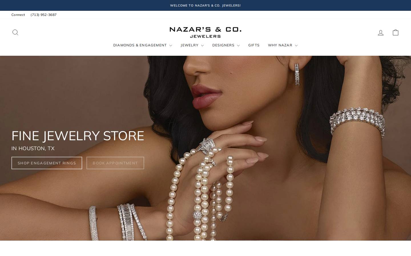 nazarsandco.com homepage screenshot
