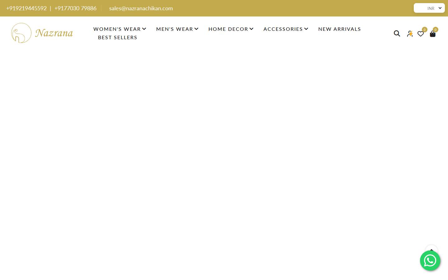 nazranachikan.com homepage screenshot