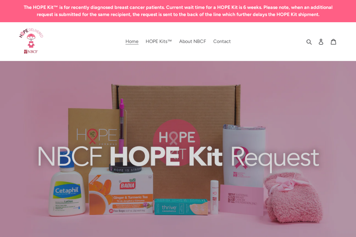 HOPE Kit homepage screenshot