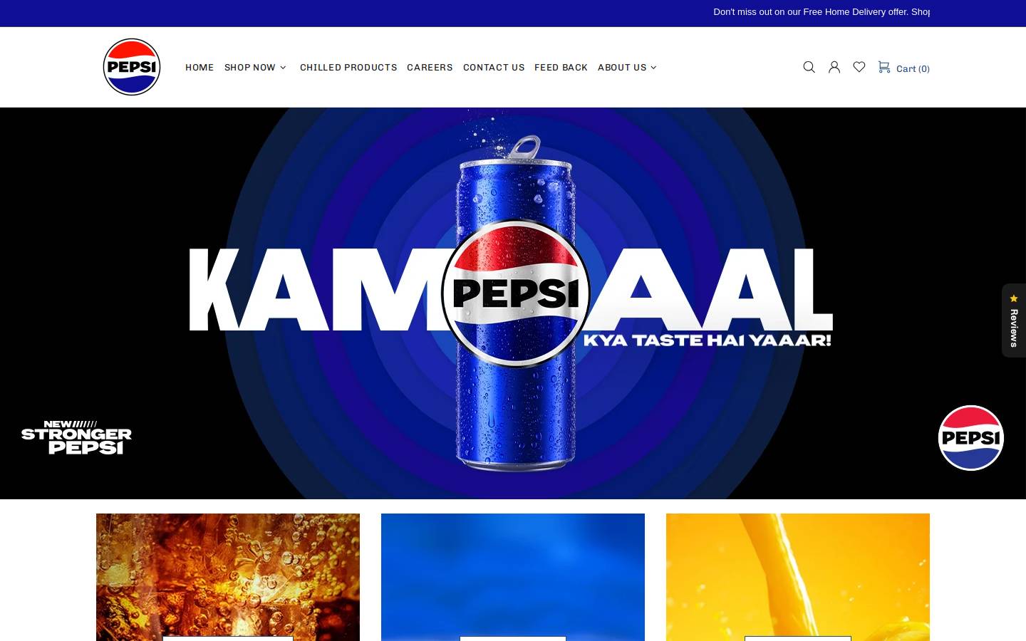 nbcpepsi.com homepage screenshot