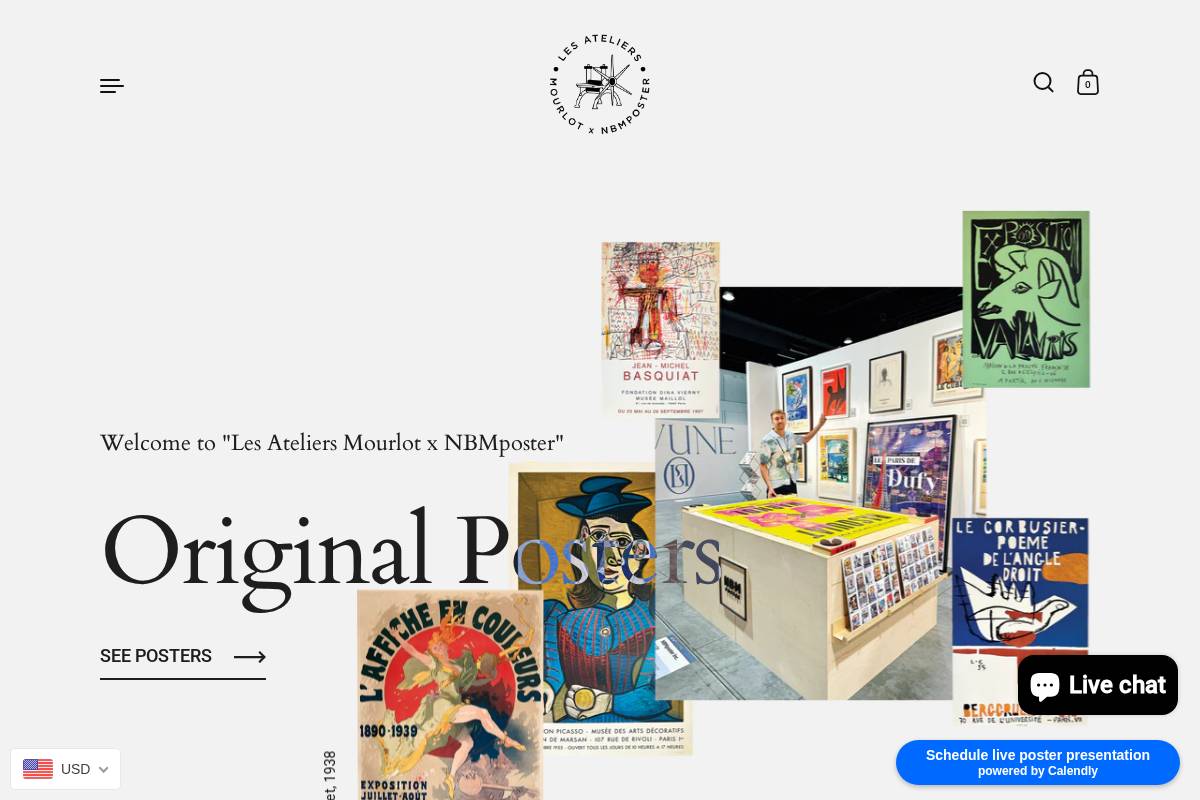 nbmposter homepage screenshot