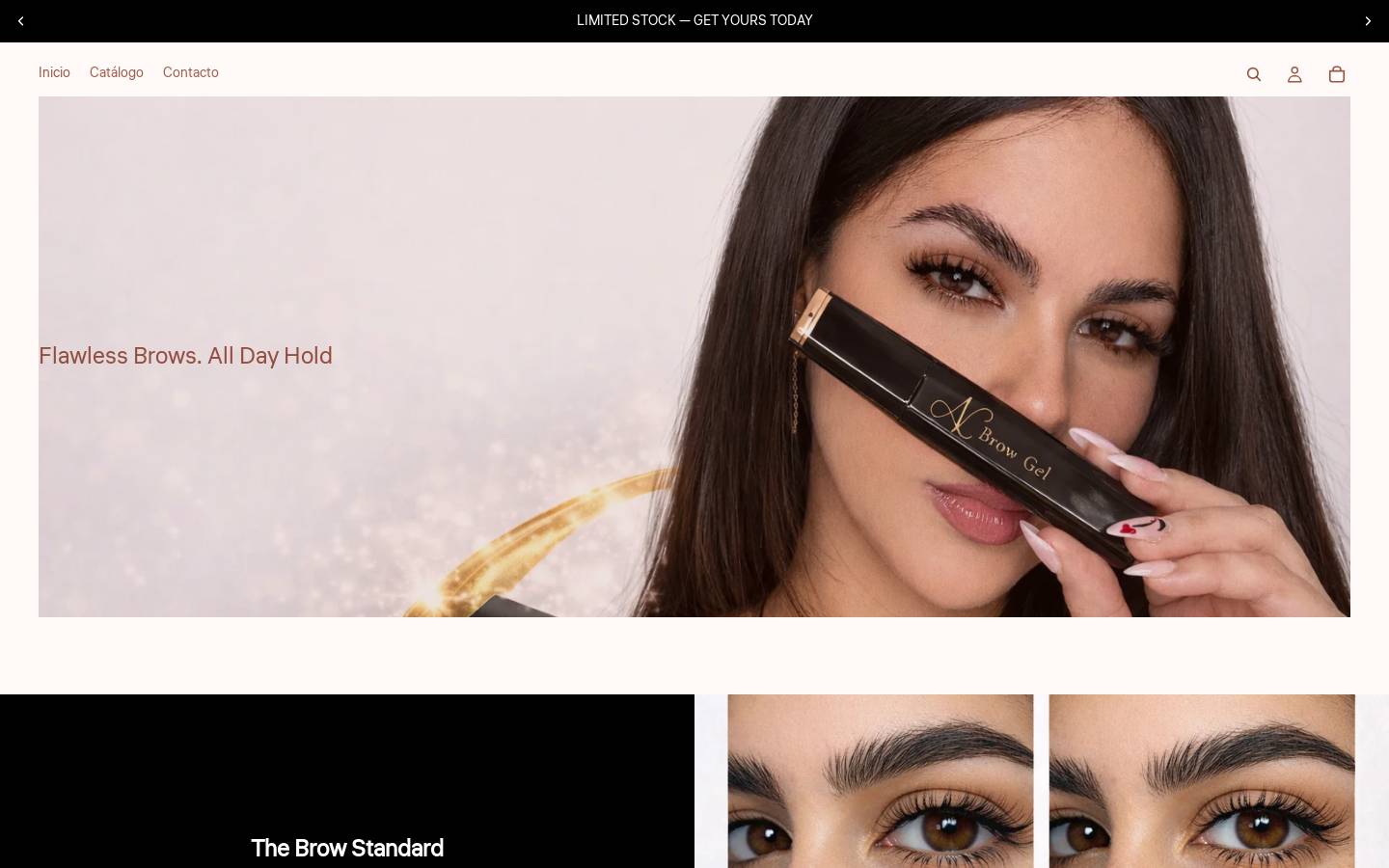 nbrowgel.com homepage screenshot