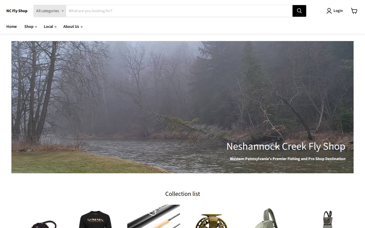 ncflyshop.com homepage screenshot