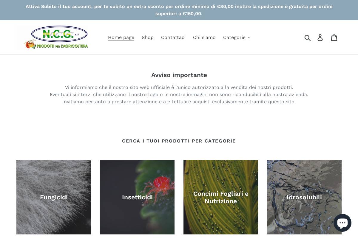 ncgsrl.com homepage screenshot