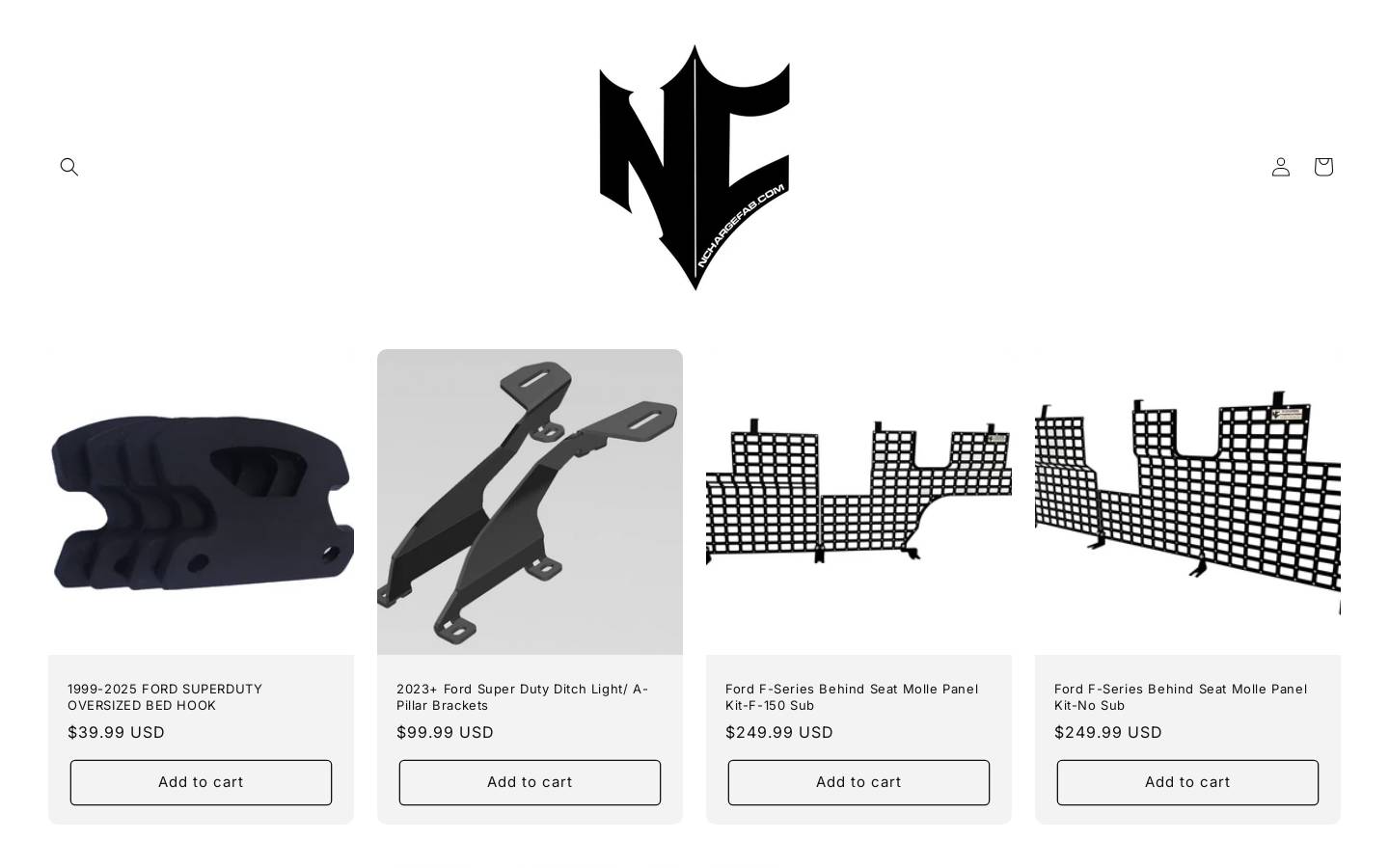 nchargefab.com homepage screenshot