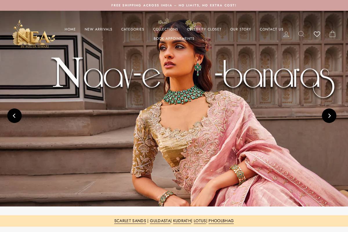 neabynikitatiwari.com homepage screenshot