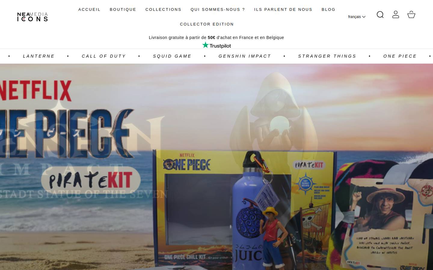 Neamedia Icons homepage screenshot