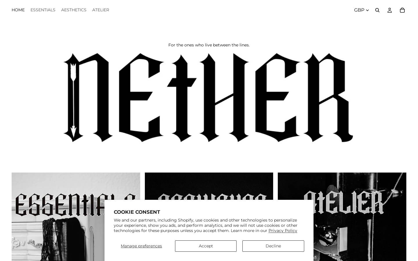 nearerthemoon.com homepage screenshot