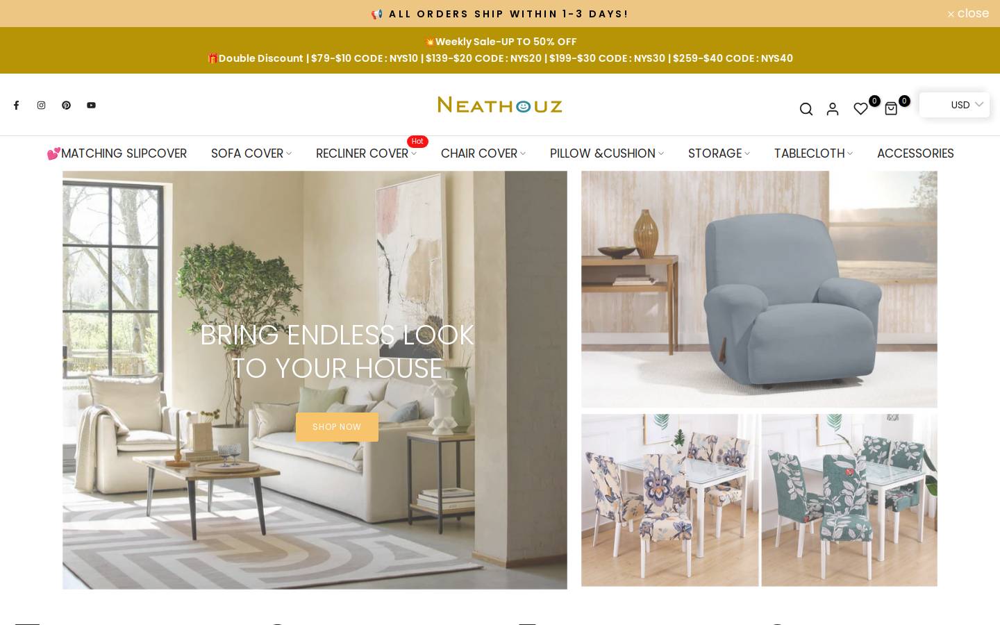 neathouz.com homepage screenshot