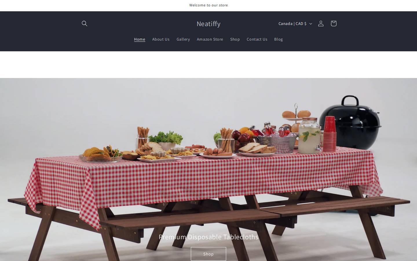 neatiffy.com homepage screenshot