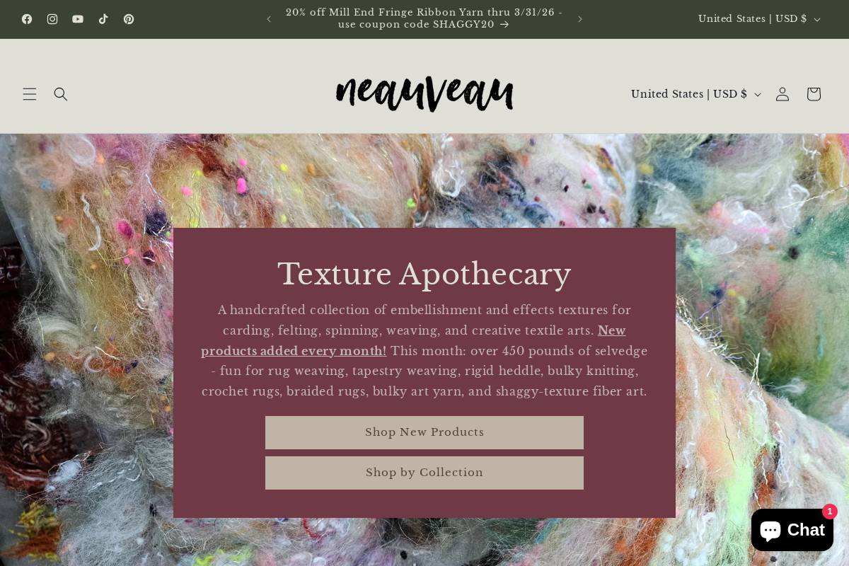 neauveau.com homepage screenshot