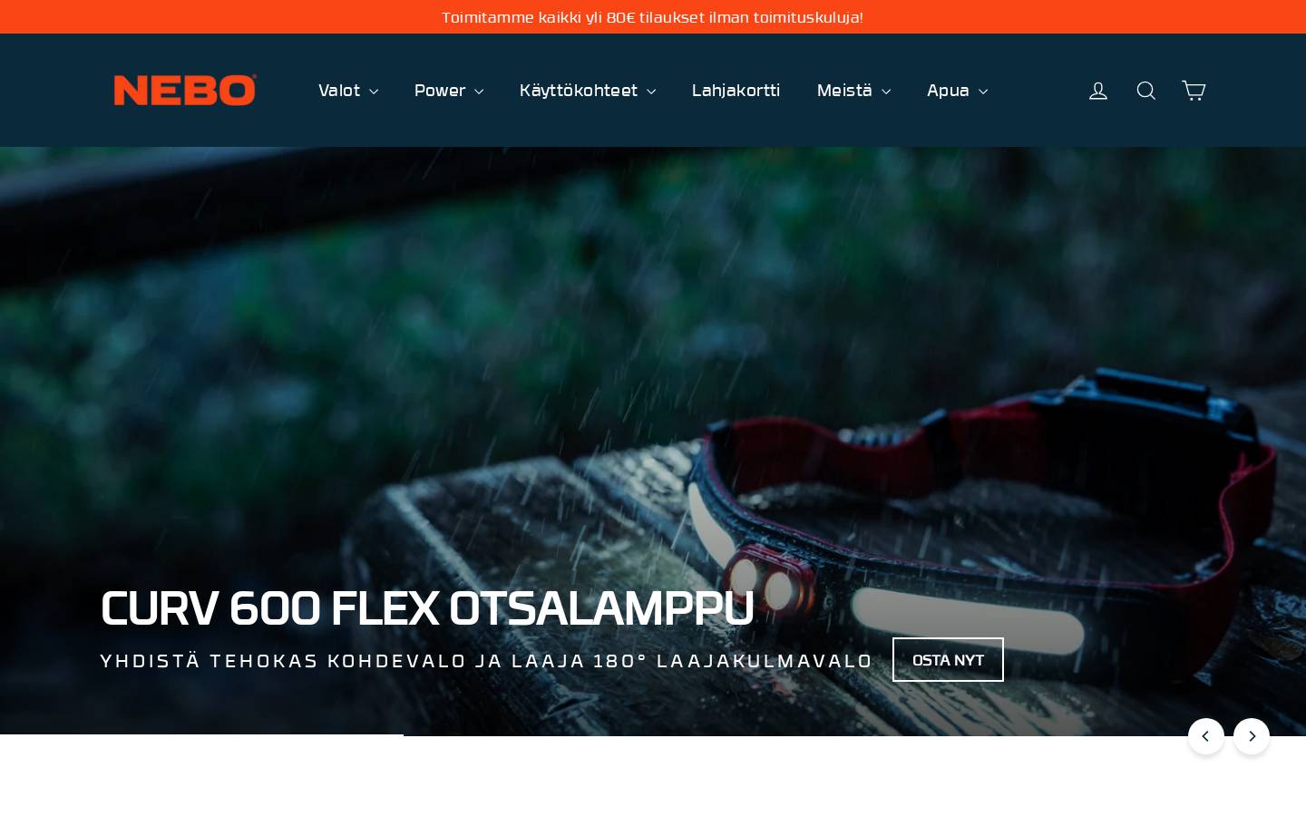 nebotools.co.uk homepage screenshot