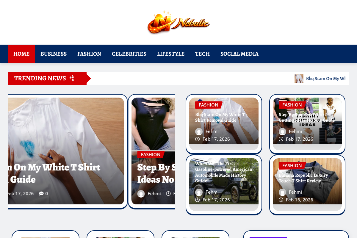 nebulic.net homepage screenshot