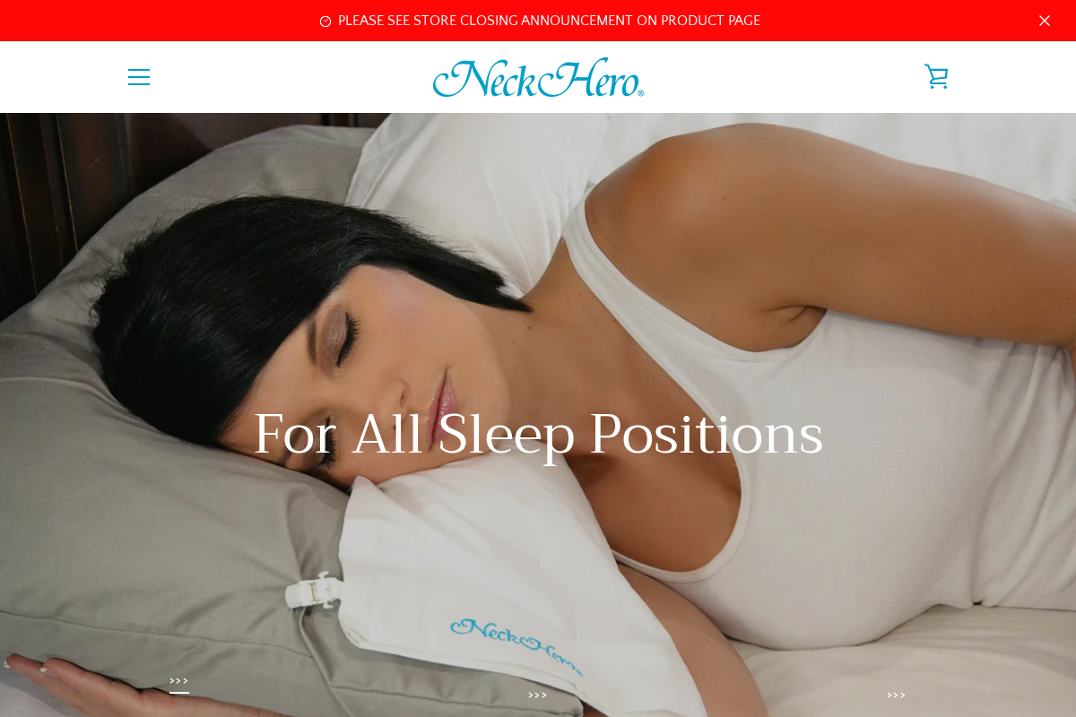 neckhero.com homepage screenshot