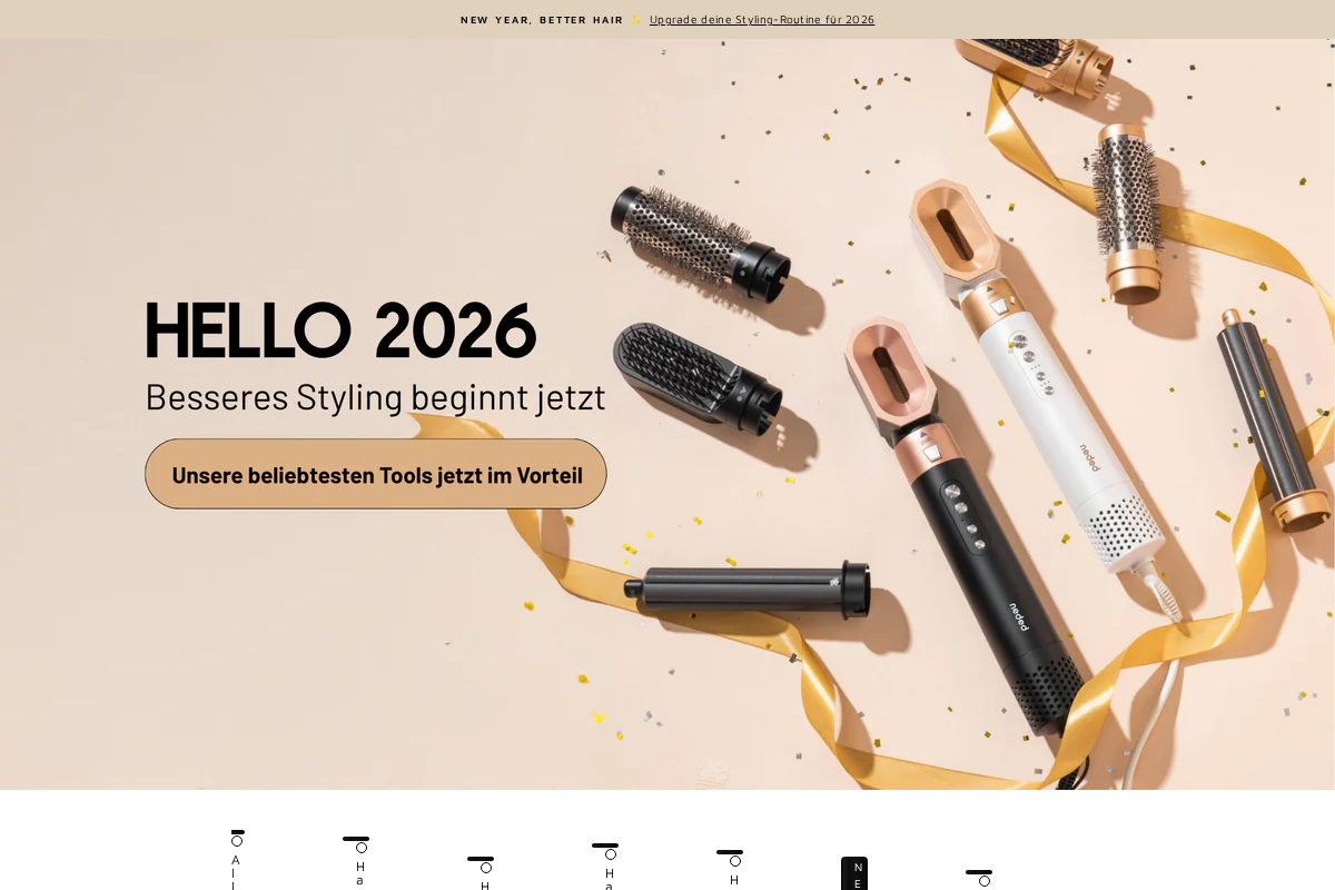 neded homepage screenshot