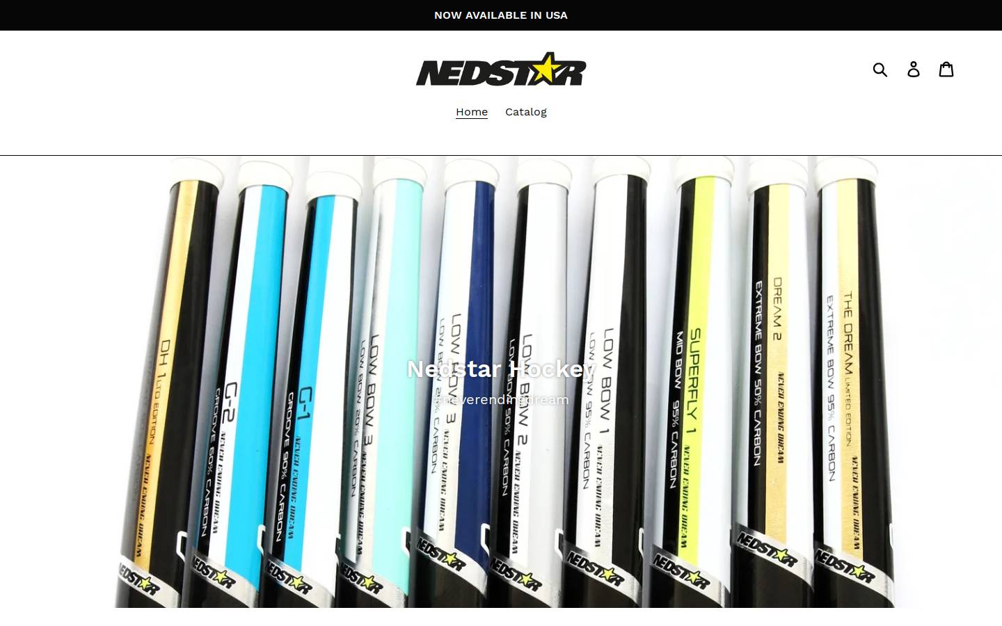 nedstarhockeyusa.com homepage screenshot