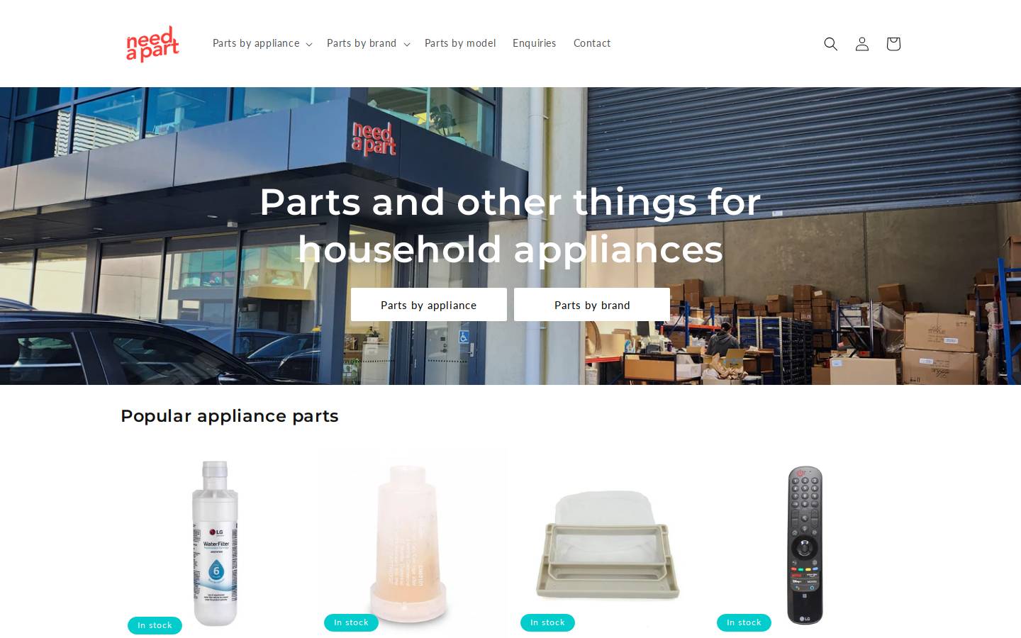 Need A Part homepage screenshot