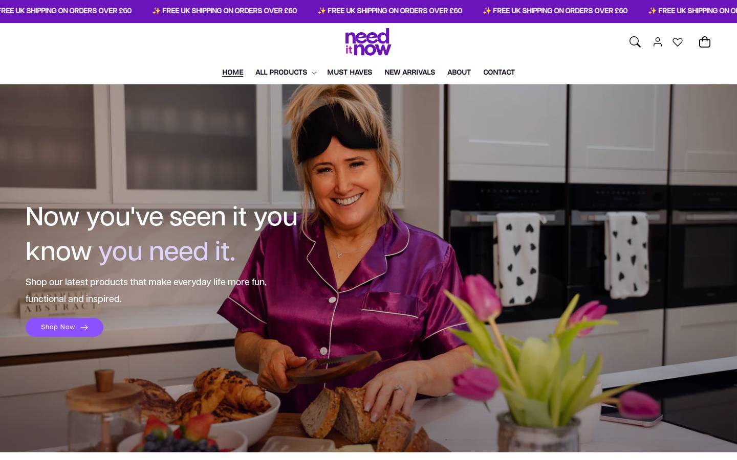 Needitnow homepage screenshot
