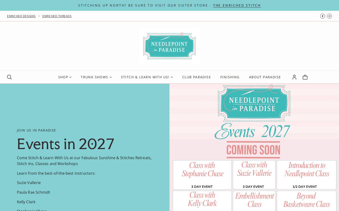 needlepointinparadise.com homepage screenshot