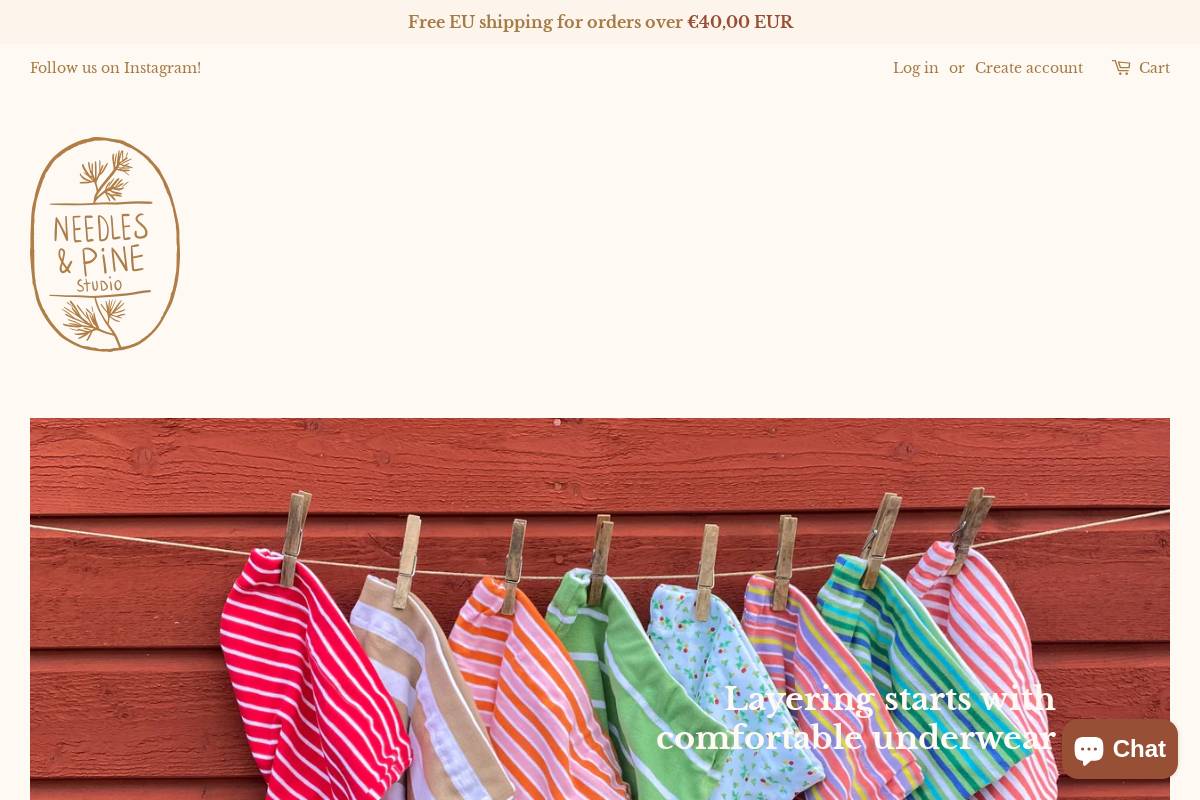 Needles homepage screenshot