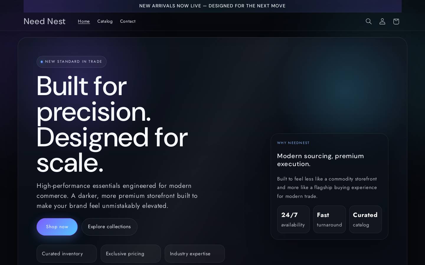 neednest.net homepage screenshot