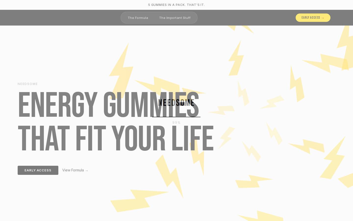 needsome.co homepage screenshot