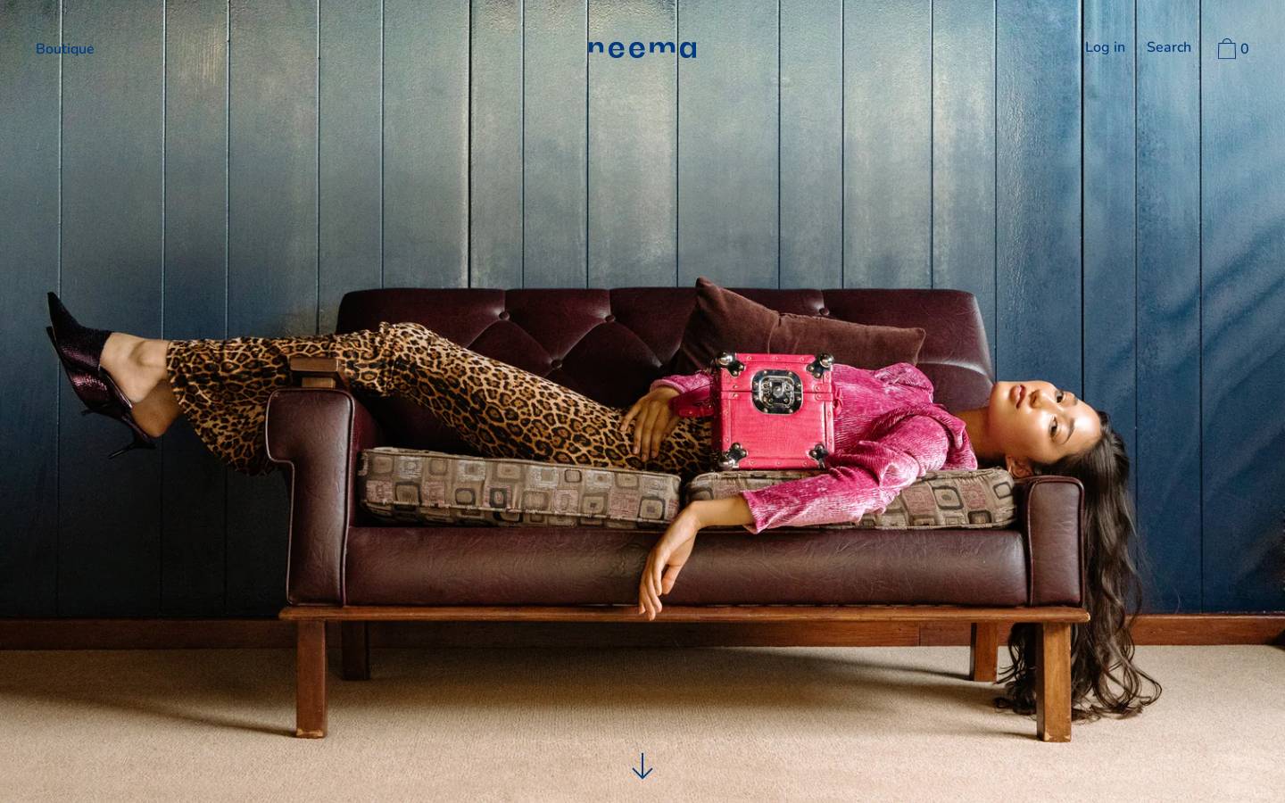 neema.boutique homepage screenshot
