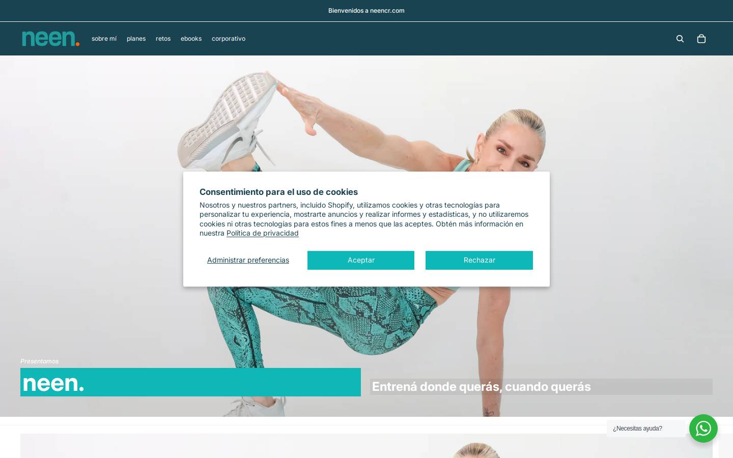 neencr.com homepage screenshot