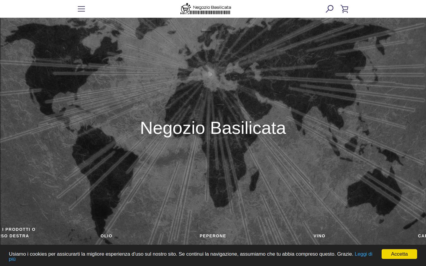 negoziobasilicata.it homepage screenshot