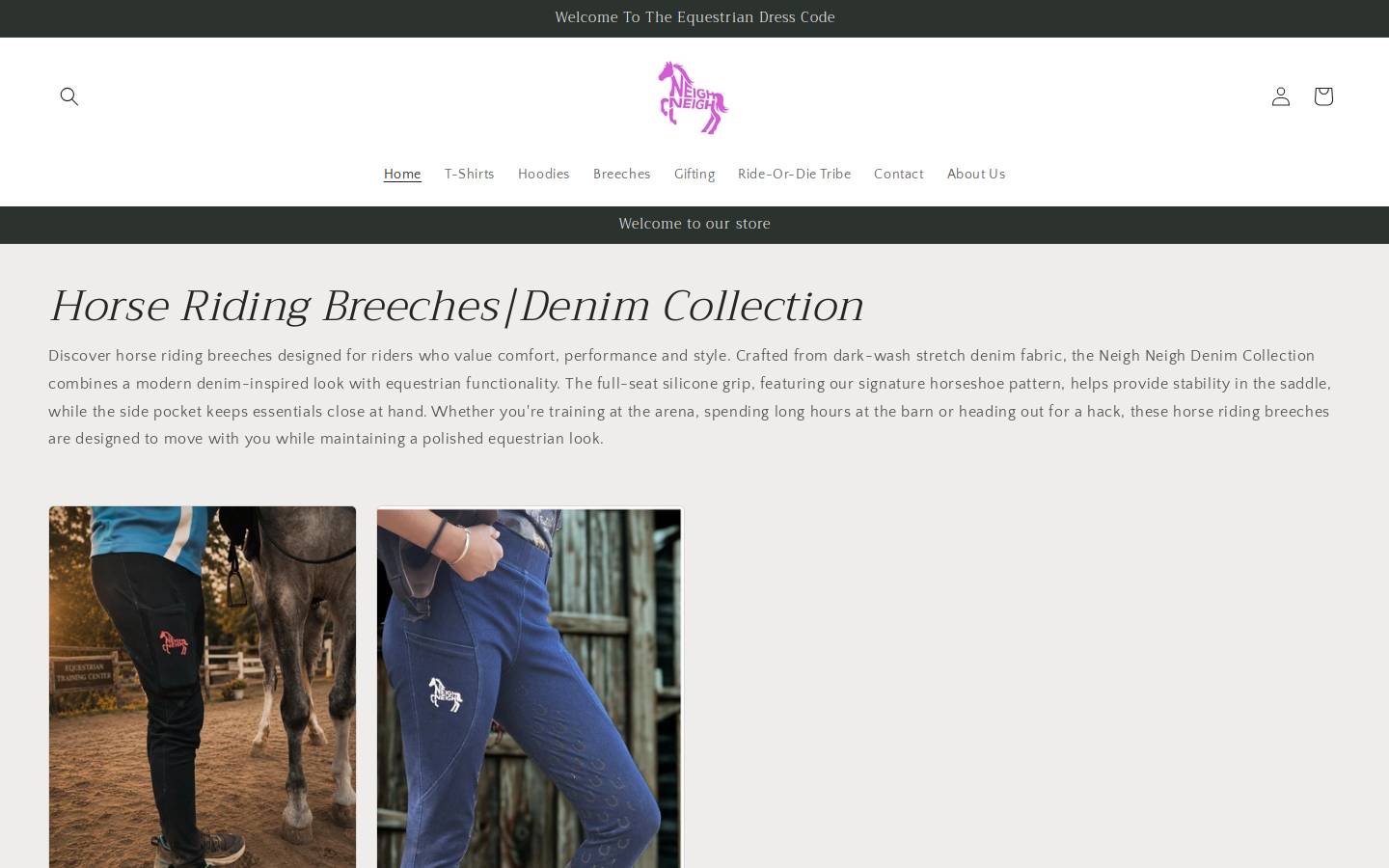 neighneigh.store homepage screenshot