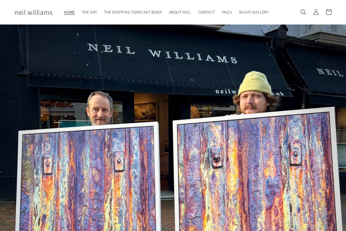 neilwilliams.co.uk homepage screenshot