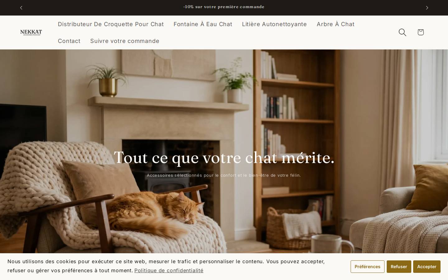 nekkat.com homepage screenshot