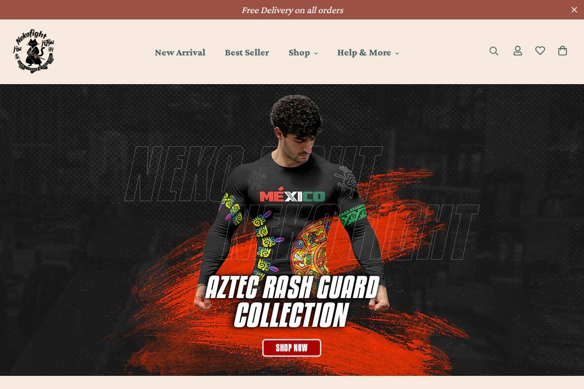 nekofight.com homepage screenshot