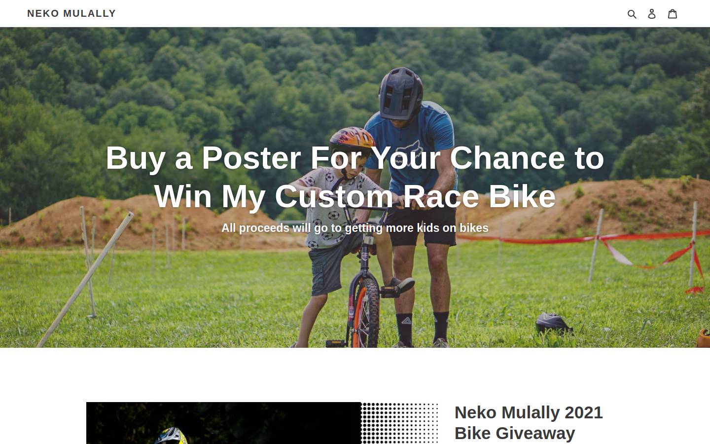 nekomulally.com homepage screenshot