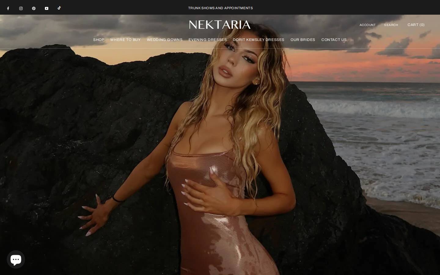 nektaria.com homepage screenshot