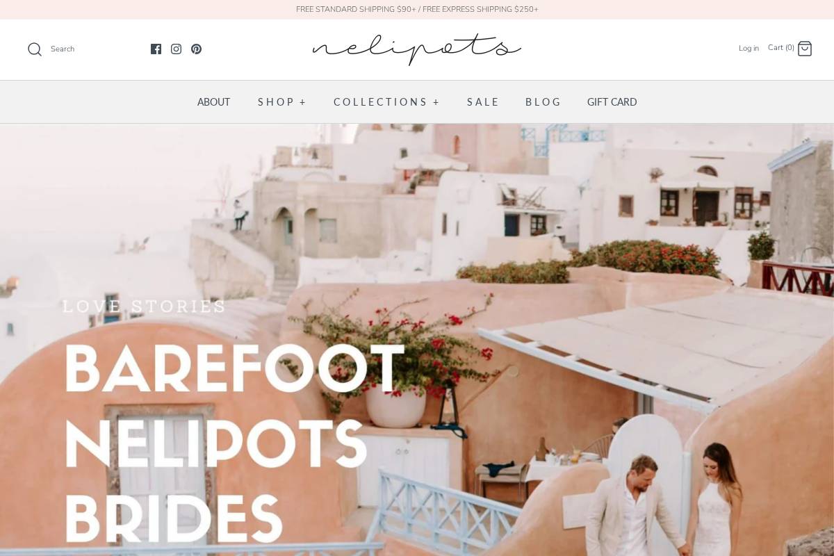 nelipots.eu homepage screenshot