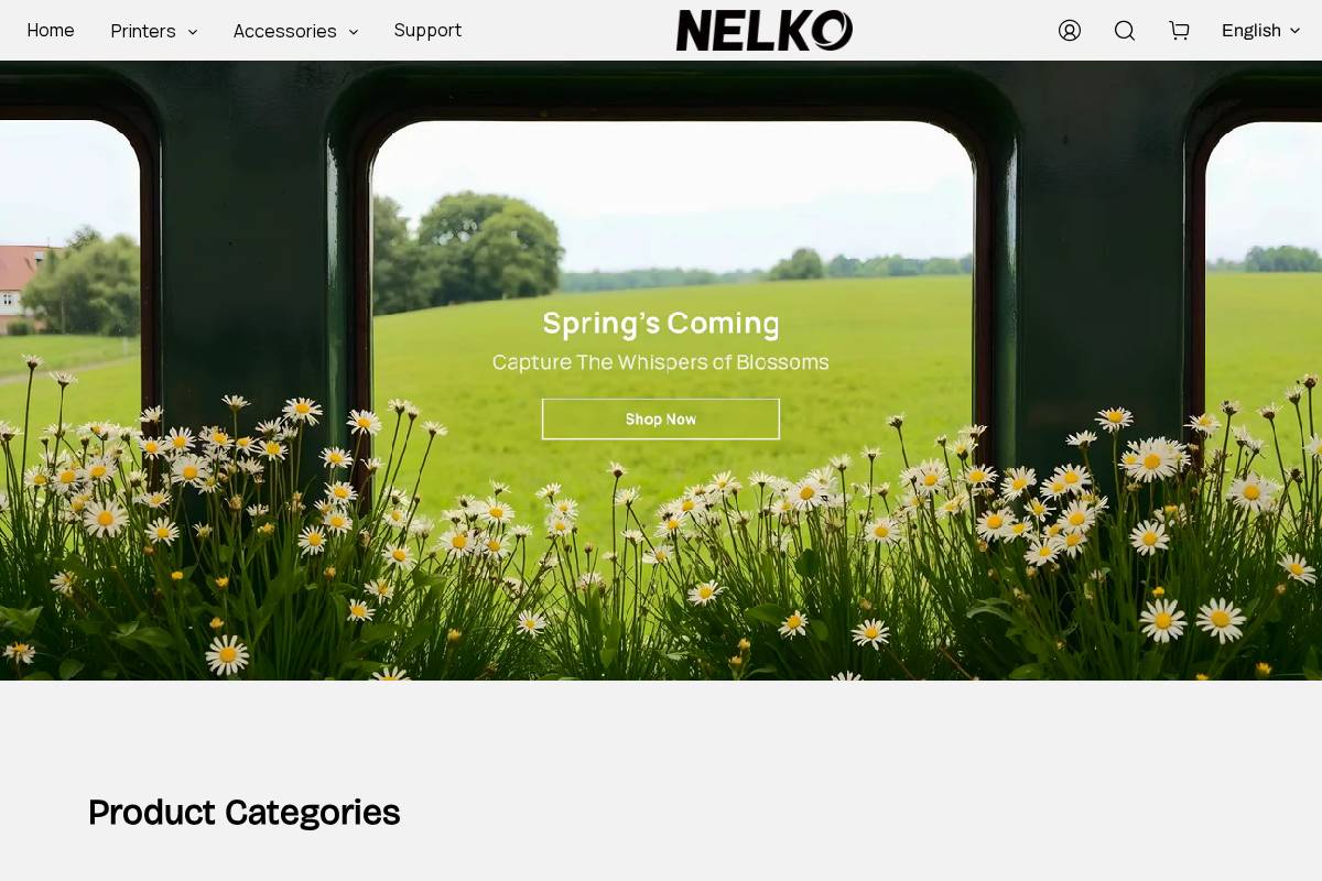 nelko.com homepage screenshot