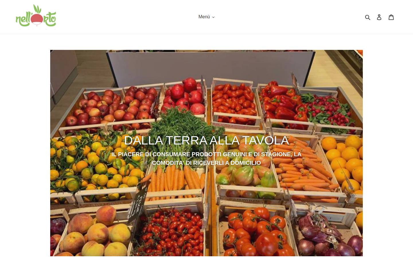 nellorto.com homepage screenshot