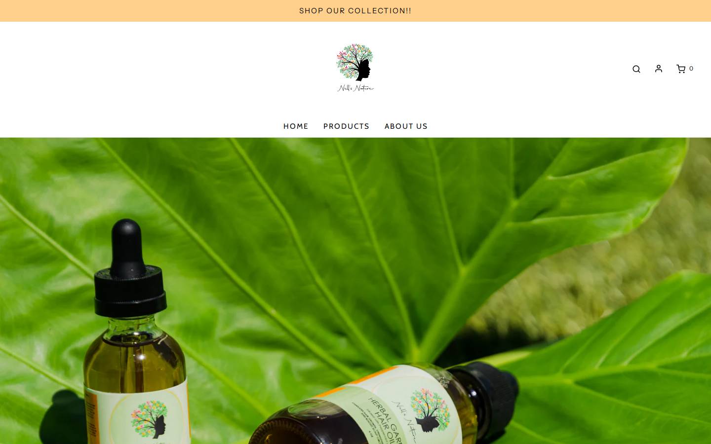 nellsnature.com homepage screenshot