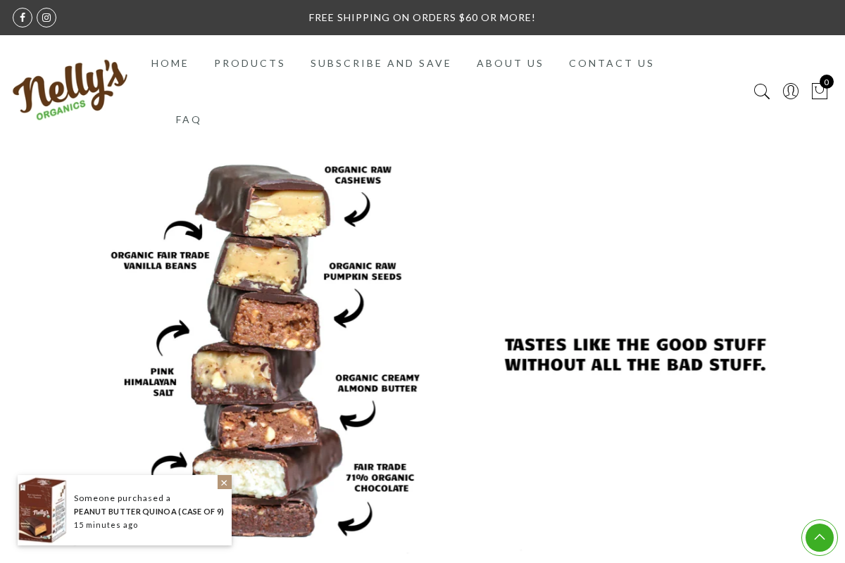 nellysorganics.com homepage screenshot