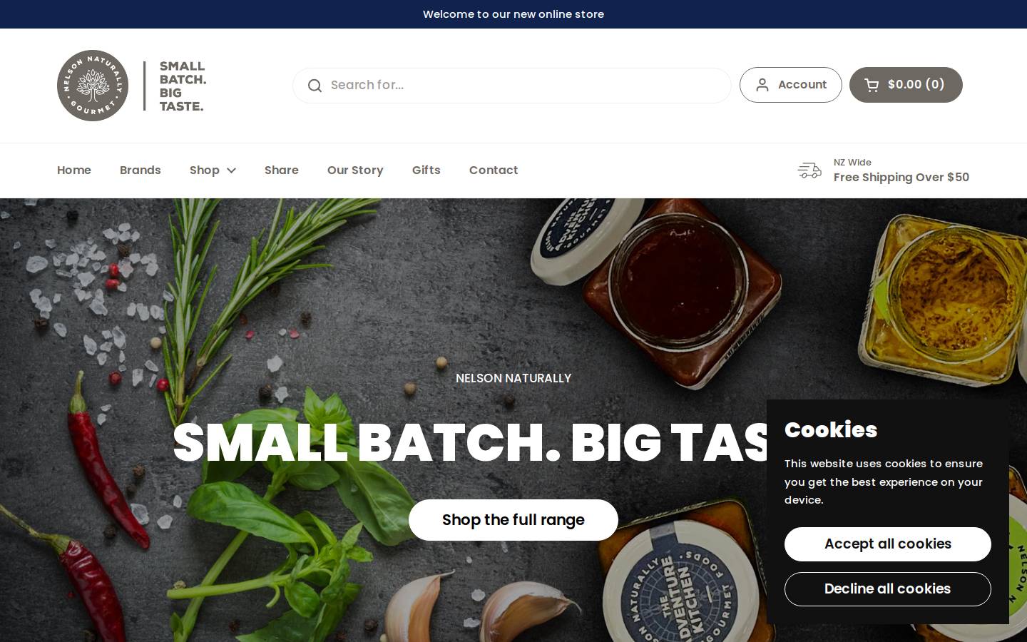 nelson-naturally.co.nz homepage screenshot
