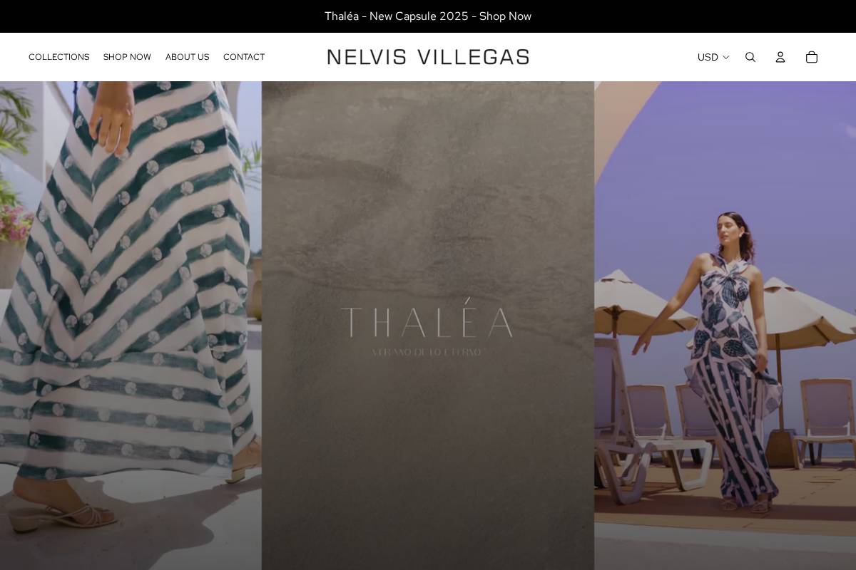 nelvisvillegas.com homepage screenshot
