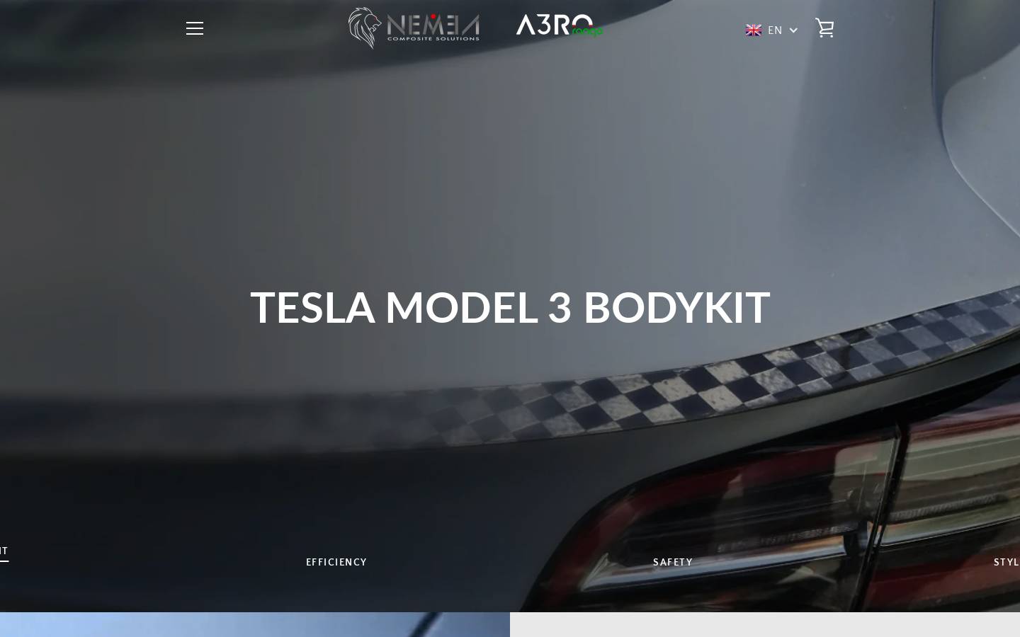 nemeashop.com homepage screenshot