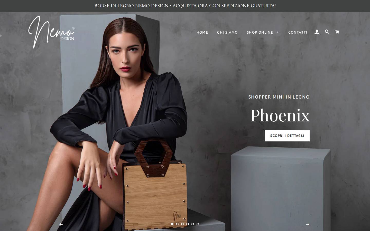 nemodesign.it homepage screenshot
